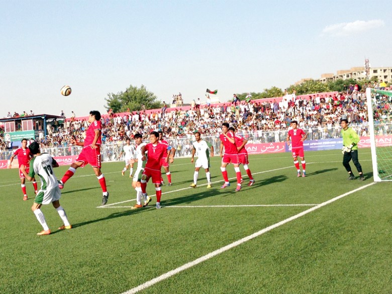 The match against Afghanistan was a part of the national team’s preparations for the Saff Championship that begins on September 1. PHOTO: AFP