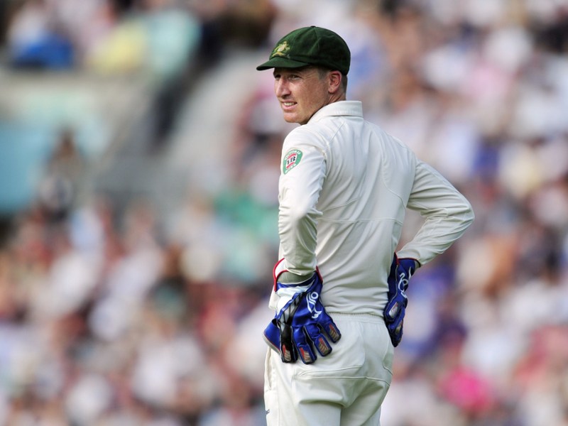 Haddin set a new world record for most dismissals by a wicket-keeper in a Test series when he caught Joe Root yesterday shortly after play resumed after tea.