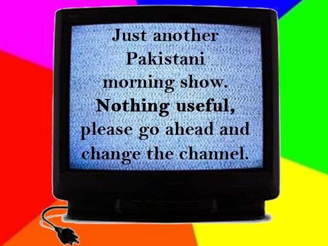 Morning shows: Nothing more important than dancing and remarriage ceremonies?