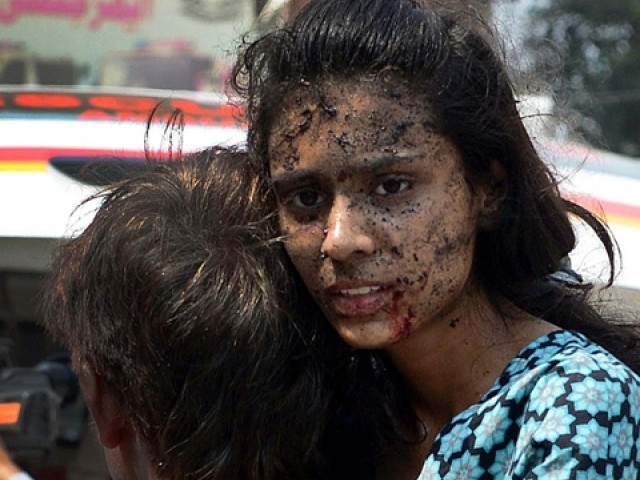 The attack on the church claimed the lives of women and children as well. PHOTO: AFP