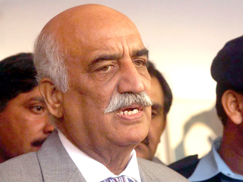 Opposition leader Syed Khursheed Shah. PHOTO: FILE