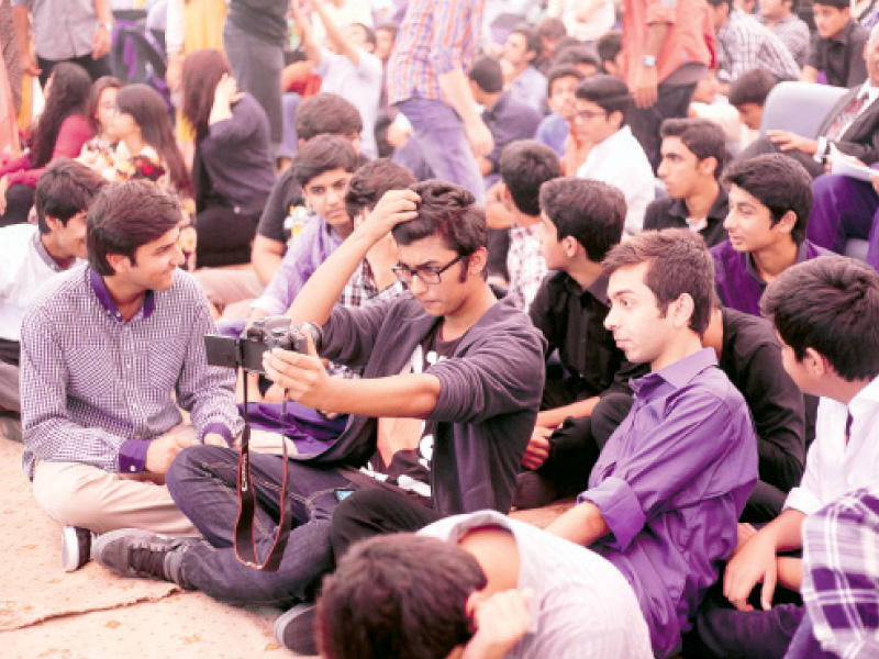The student-run event has been held twice before and attracts a large number of participants. 
PHOTO: MYRA IQBAL/EXPRESS