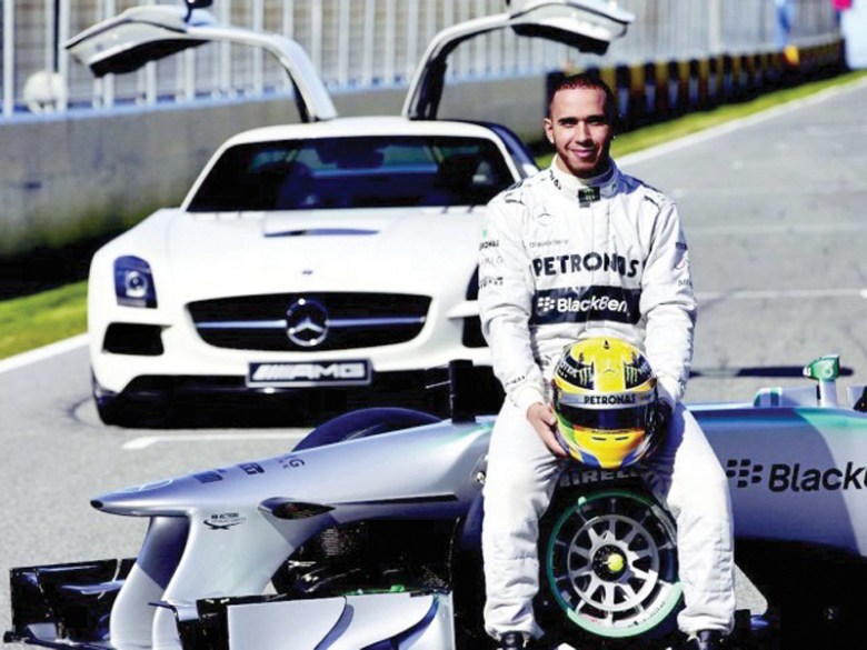 Hamilton is now 172 points adrift of quadruple world champion Sebastian Vettel. PHOTO: FILE