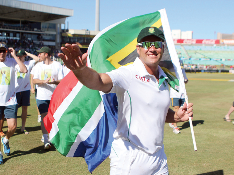 South Africa great Jacques Kallis made a triumphant exit from Test cricket as the hosts recorded a series win over India. PHOTO: AFP