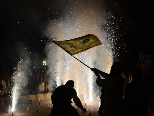 File photo of Eid Miladun Nabi celebrations in Pakistan. PHOTO:AFP/FILE