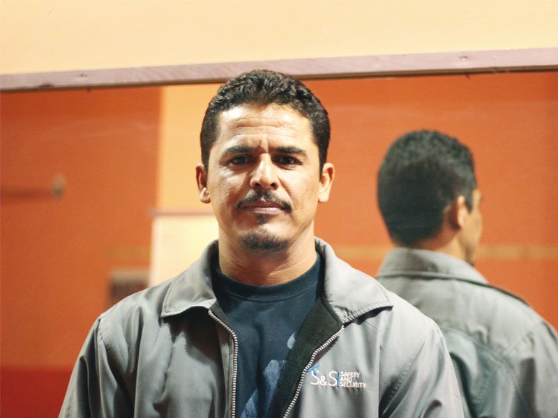 Master Jamil Chandio ran the K7 kick-boxing academy at the ground for 20 years. He is a Black Belt 5th Dan and Pakistan branch chief for the Kyokushin World Federation.  He reached the quarter finals in 2004 in London for the British Open. PHOTO: AYESHA MIR/EXPRESS
