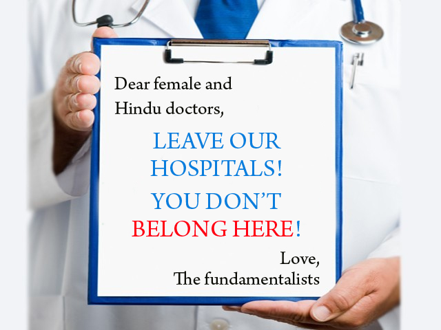 So many Hindu and female doctors! What is happening to Pakistan?