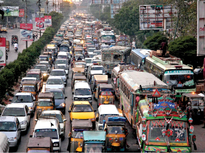 Photo of a traffic jam. PHOTO: FILE