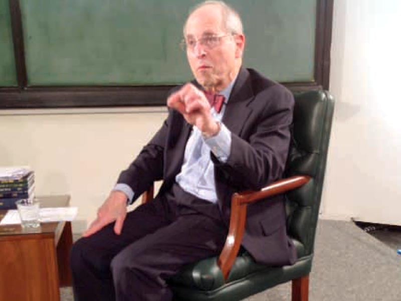 Visiting US scholar talks about Pakistan’s democracy, Afghan and peace talks. PHOTO: FILE