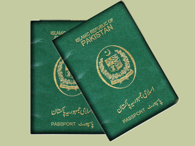 File photo of Pakistani Passport. PHOTO: FILE