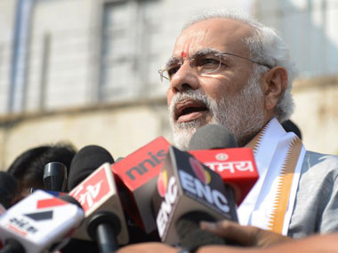 BJP's prime ministerial candidate Narendra Modi. PHOTO: AFP