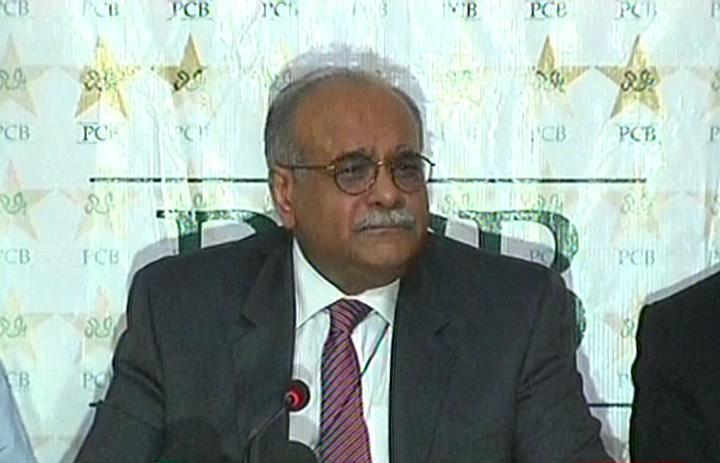 Express News screen grab of Najam Sethi.