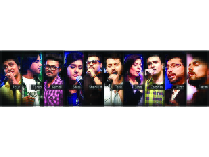 The first round, which included a song each by 10 singers, offers unique renditions of both Pakistani and Indian songs. PHOTO: PUBLICITY