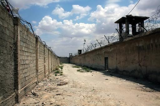 Aleppo prison where rebel prisoners are kept by Syrian authorities. PHOTO: AFP