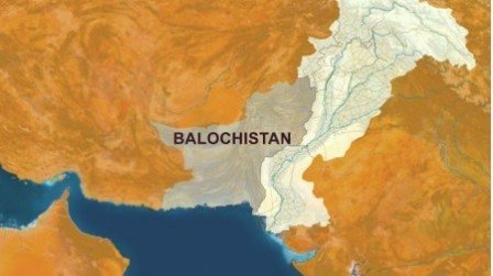 Map of Balochistan. PHOTO: FILE