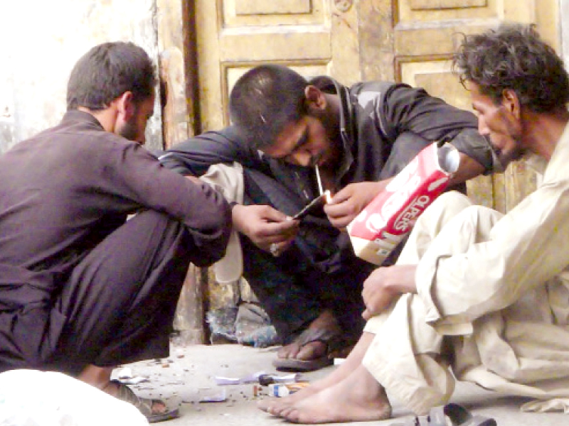Life-threatening : Drug addiction sees an upsurge in Peshawar
