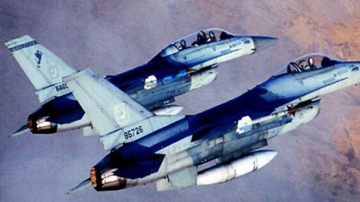 Air raids flatten 5 militant hideouts