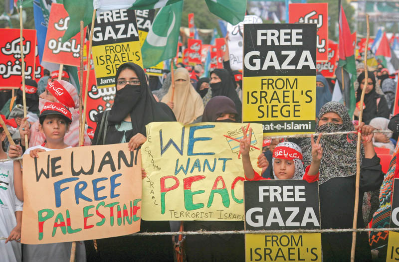 Expressing solidarity: Gaza march draws thousands in support of Palestine