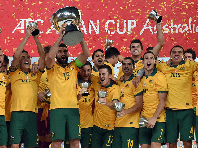 Well-deserved glory: Troisi’s strike in extra time triggered a celebration for a goal that had been a decade in the making. PHOTO: AFP