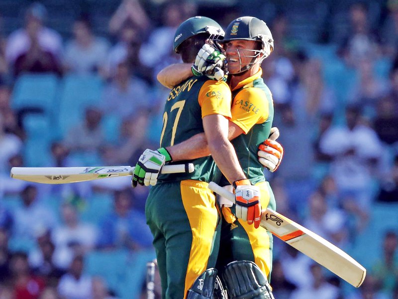South Africa were being questioned after their defeat to India but have roared back by mailing the West Indies. PHOTO: REUTERS