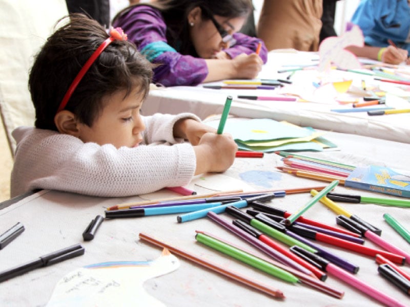 Writers urge govt, media, organisations to transform literature for children. PHOTO: AYSHA SALEEM/EXPRESS