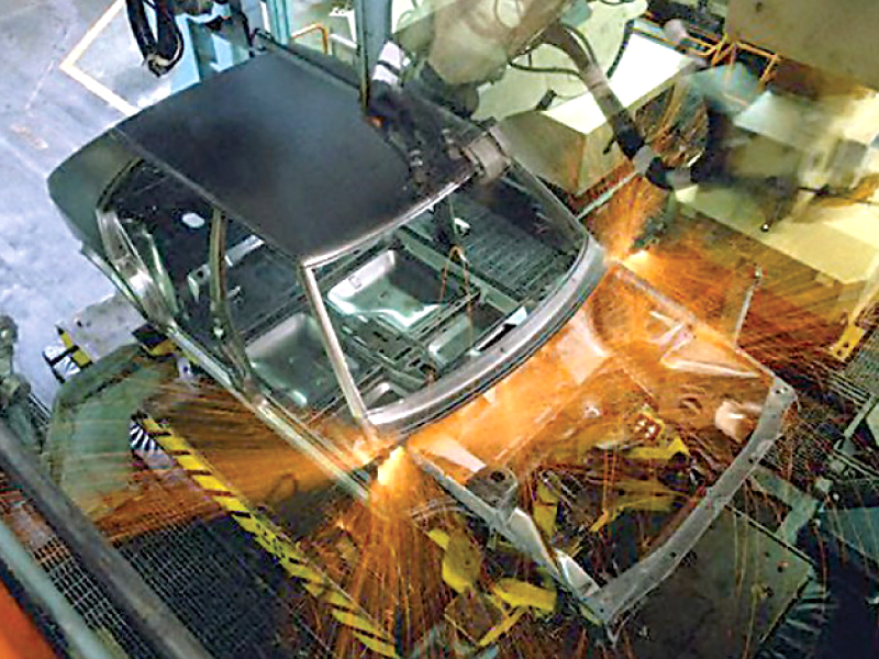 Indus Motor Company had a market share of 33.7% in car sales during the first eight months (July-Feb) of the ongoing fiscal year. PHOTO: FILE