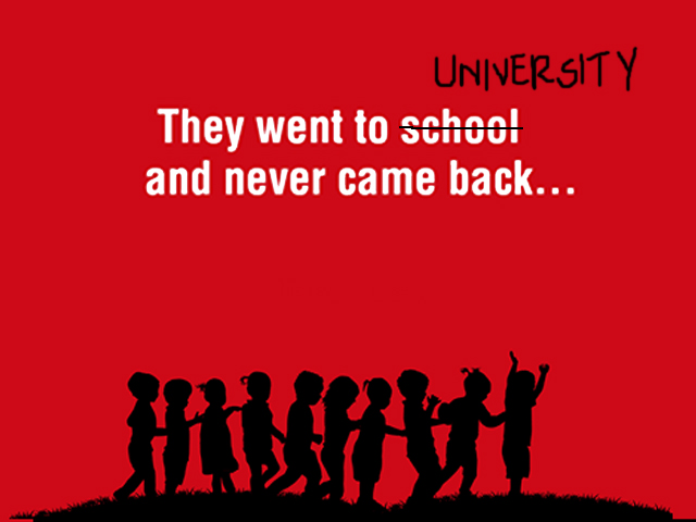 Déjà vu: They were just innocent students…