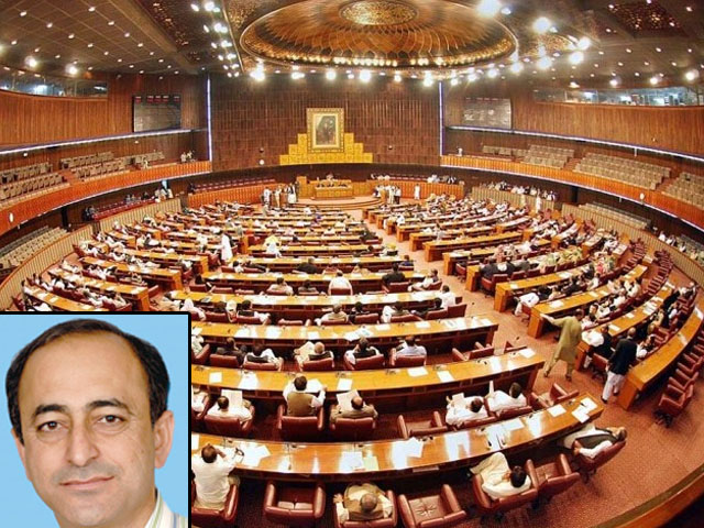 Should he stay silent just because he is a Hindu MNA in a Pakistani National Assembly?