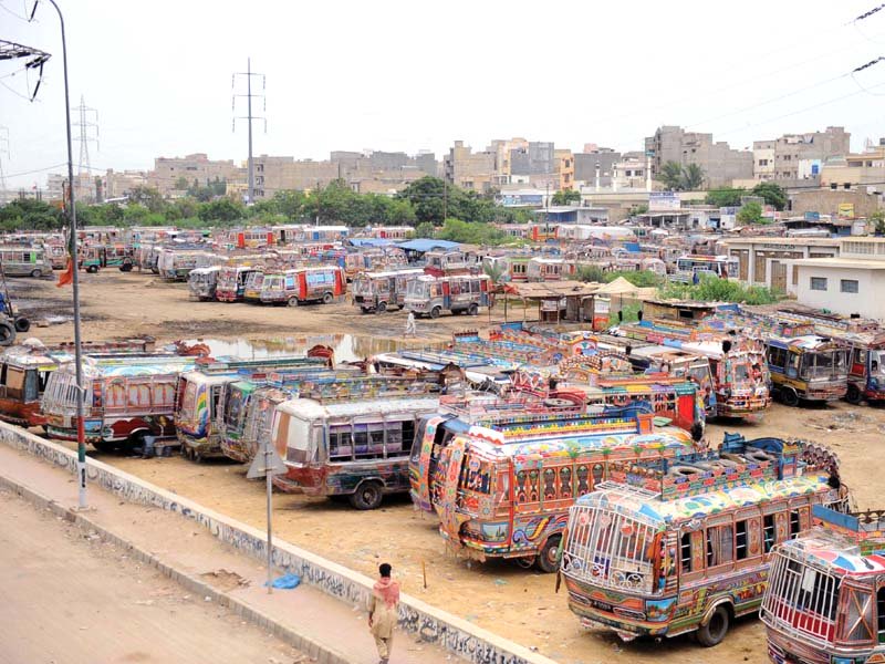 The Sindh transport department has announced that all transporters who ply passenger buses between cities in the province must remove their CNG kits within three months. PHOTO: FILE
