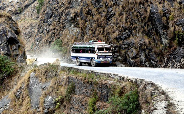 The vehicle driver appears to have lost control and hit a wall of the bridge and fell off into a river. PHOTO: BD NEWS24