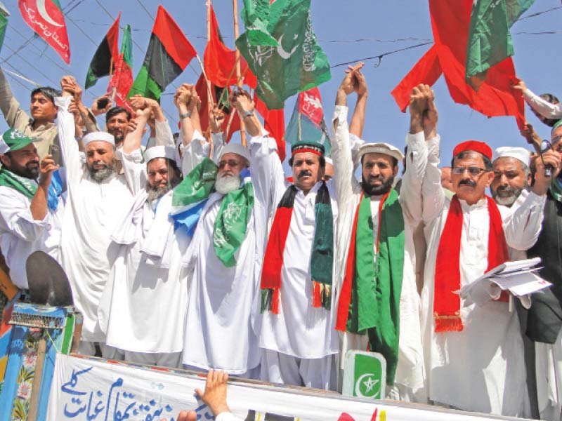 Members of various political parties speak out against the draconian FCR. PHOTO: EXPRESS