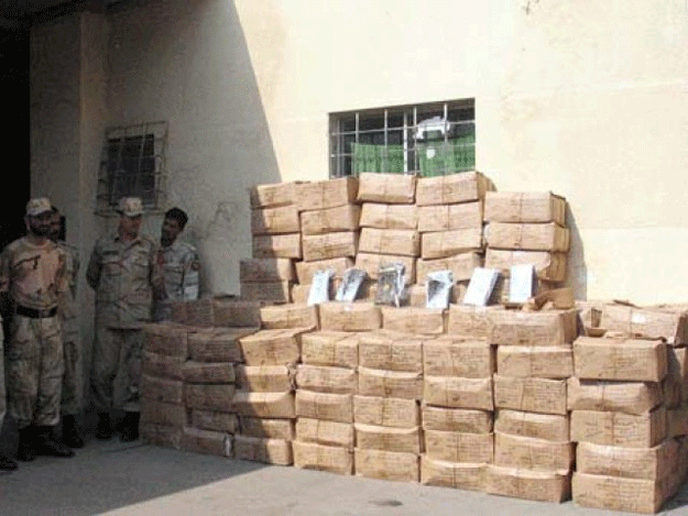 Report sheds light on nexus between terrorist networks and drug mafia. PHOTO: EXPRESS