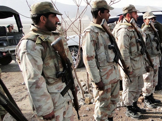 A file photo of Frontier Corps personnel. PHOTO: EXPRESS