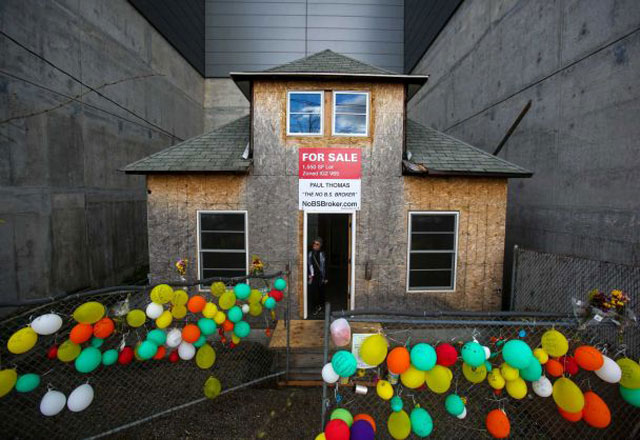 The home would either be donated, preferably to a non-profit, or destroyed and the land would be sold.