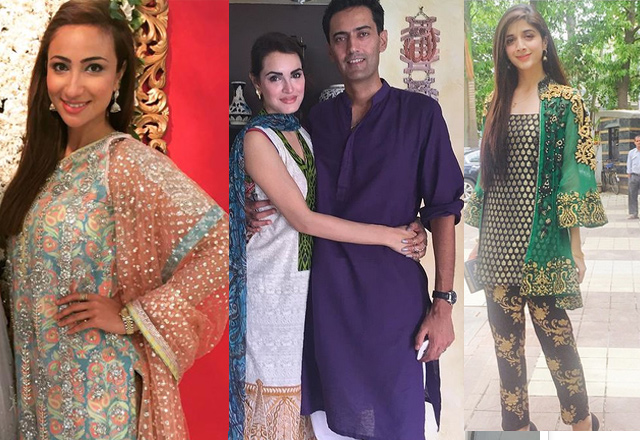 Men were see in the traditional eastern wear and women looked dropped-dead gorgeous in their Eid attire.
PHOTO: FILE