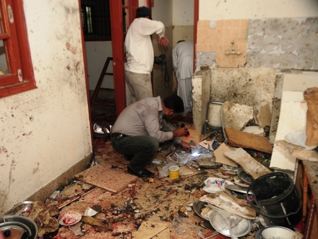 The attack took place on May 7 and I was among the many people who were injured said by blast survivor. PHOTO: AFP