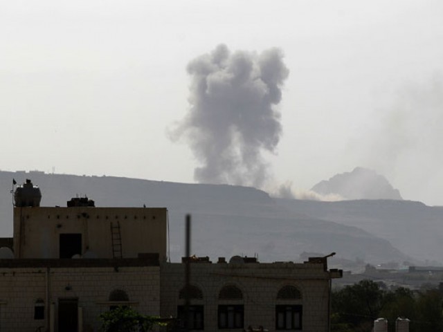 News of ceasefire came after 80 people were killed and 150 injured in air strike on the central Yemeni city of Taiz. PHOTO: AFP