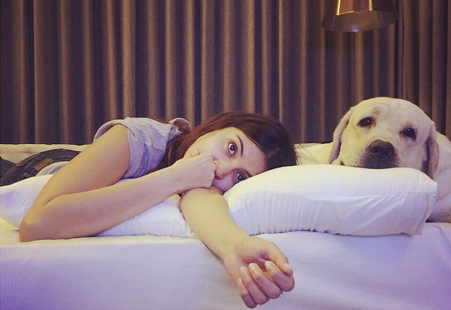 There were reports that she quit non-vegetarian food because her dog, Dude hated the smell of meat.
PHOTO: INSTAGRAM