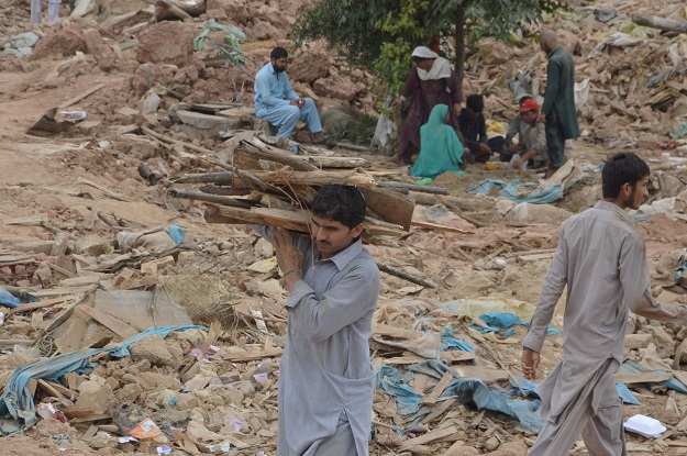 Operation against slums in Tarnol, Chakri, Rawat and Taxila on the cards. PHOTO: EXPRESS