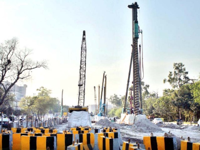 Cost has escalated because of month-long delay. PHOTO: ABID NAWAZ/EXPRESS