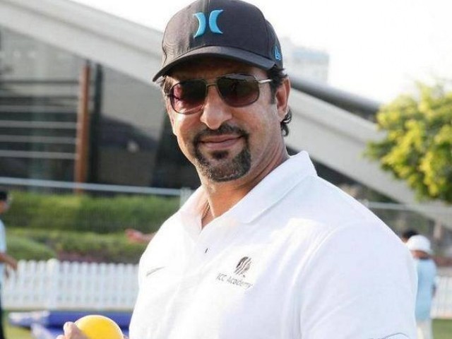 Former cricketer speaks at the conclusion of two-week bowling camp. PHOTO: WASIM AKRAM'S OFFICIAL PAGE