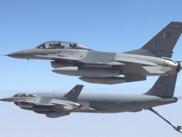 A file photo of PAF F16. PHOTO: PPI