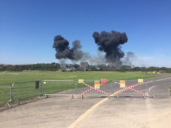 A view of the crash site. PHOTO: TWITTER/‏@NDH37087