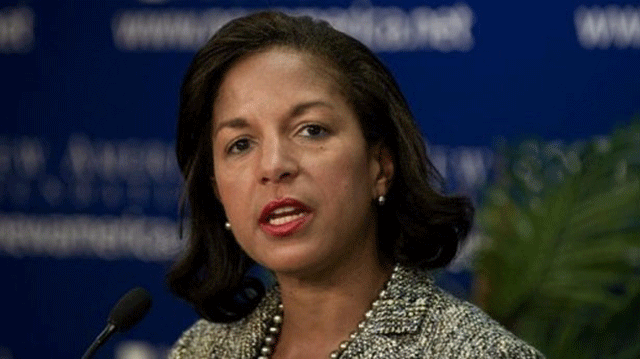 A file photo US National Security Adviser Susan Rice. PHOTO: AFP