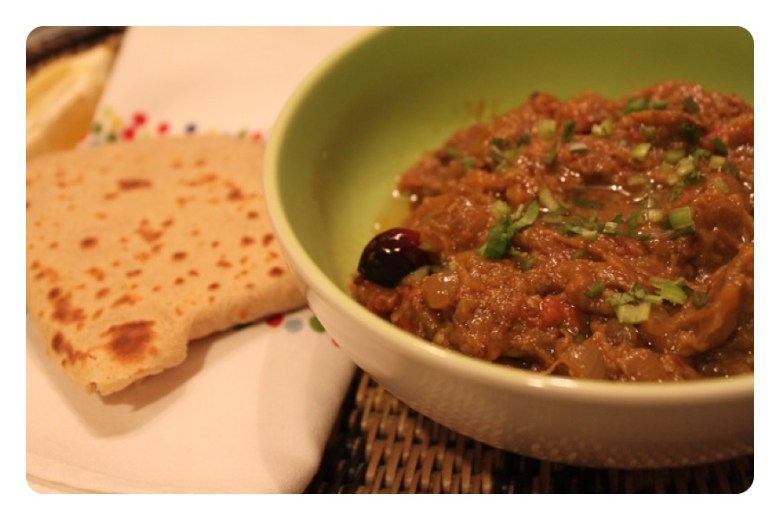 Baingan ka bharta: Baba ghanoush with a Pakistani twist