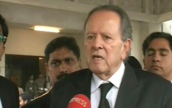 Prominent advocate Abdul Hafeez Pirzada.