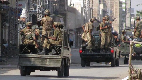 The military is going to be used as a backup force up to 2019 and possibly beyond. PHOTO: AFP