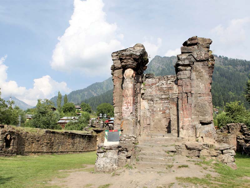 Sharda Peeth, commonly known as the University of Sharda, is approximately 50 miles from Muzaffarabad. PHOTOS: HUMA CHOUDHARY/EXPRESS