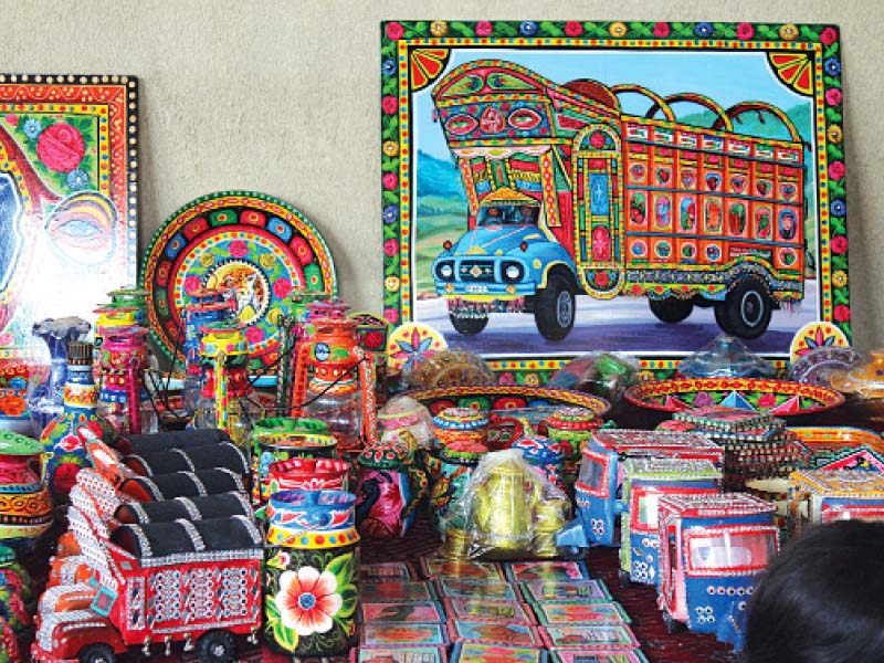 The workshop featured cultural performances, stalls, and a fully decorated car depicting cultural truck art. PHOTOS: EXPRESS