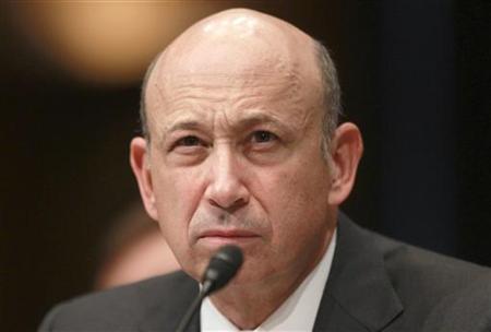 Goldman Sachs Chairman and CEO Lloyd Blankfein. PHOTO: REUTERS.